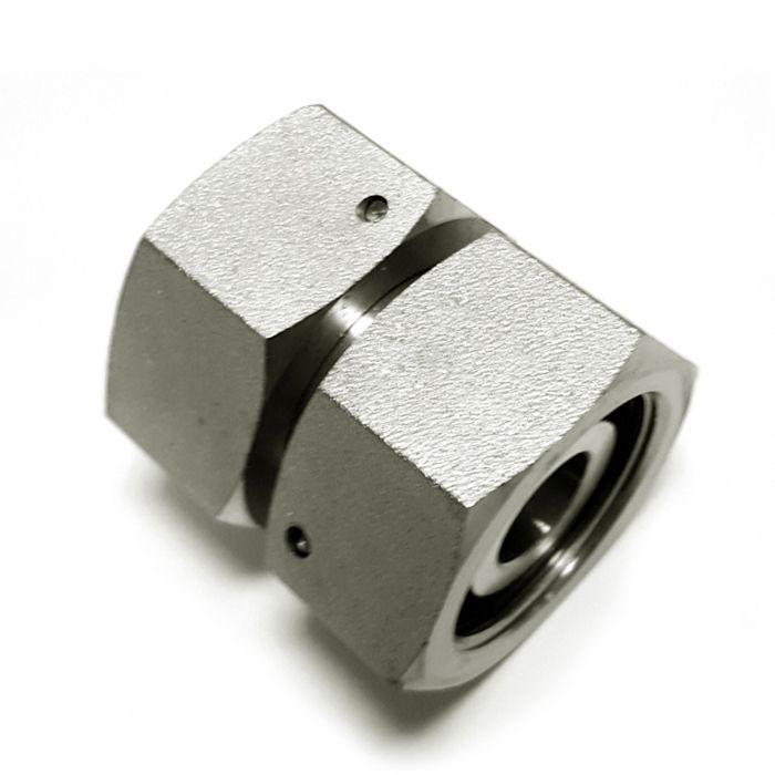 3C straight tube adapters with swivel nut