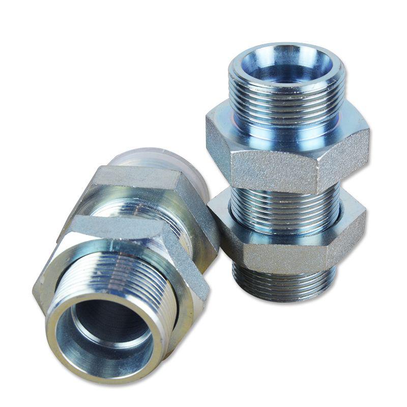 6C straight bulkhead fittings