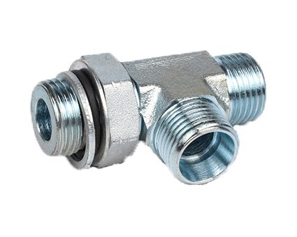 ACCH-OG Metric Male adjustable stud end ISO 6149 RUn tee tube fittings
