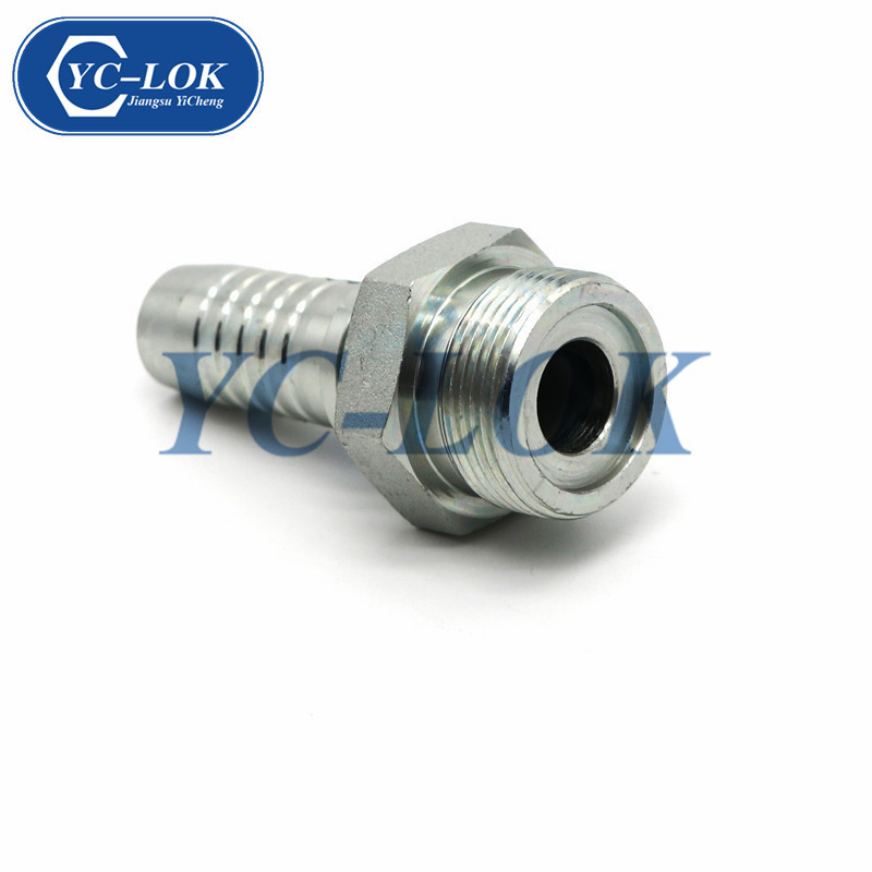 BSP JIC JIS NPT Metric Pipe Hydraulic Hose Nipple Fitting