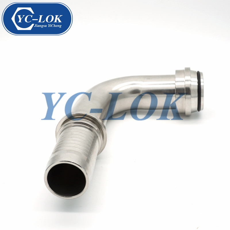 中国制造商热销公制90°弯头o型环型号软管接头