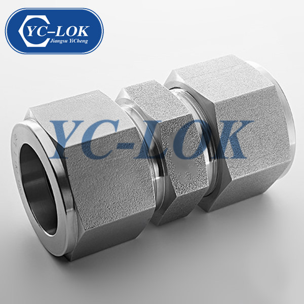 OD 3/8 Chinesische Hersteller SS 316 Zwillings-Zwinge Tube Compression Union Armaturen