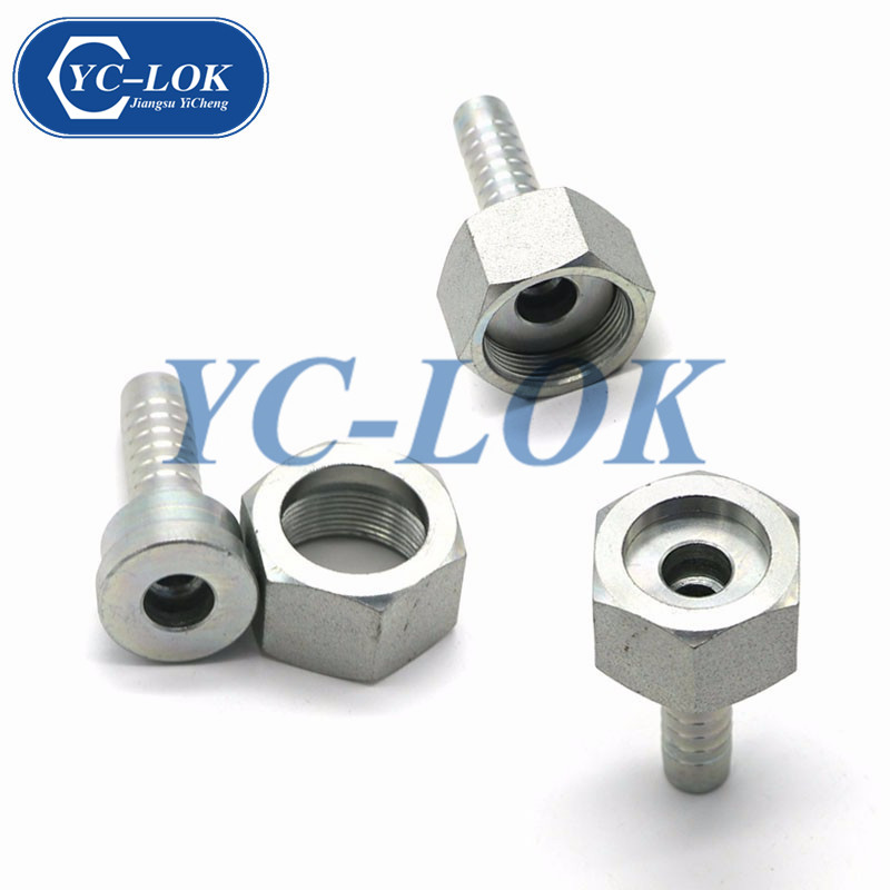 Spedizione dalla Cina idraulico metrico raccordo piatto femmina sede