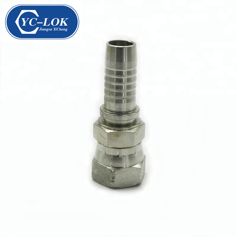 YC-LOK الحلمة الهيدروليكية JIC أنثى مزدوجة التجهيزات مسدس خرطوم