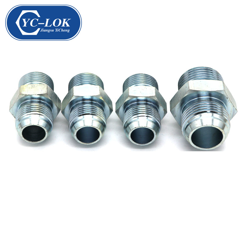 jic mâle 74 degrés adaptateurs hydrauliques mamelons à cône