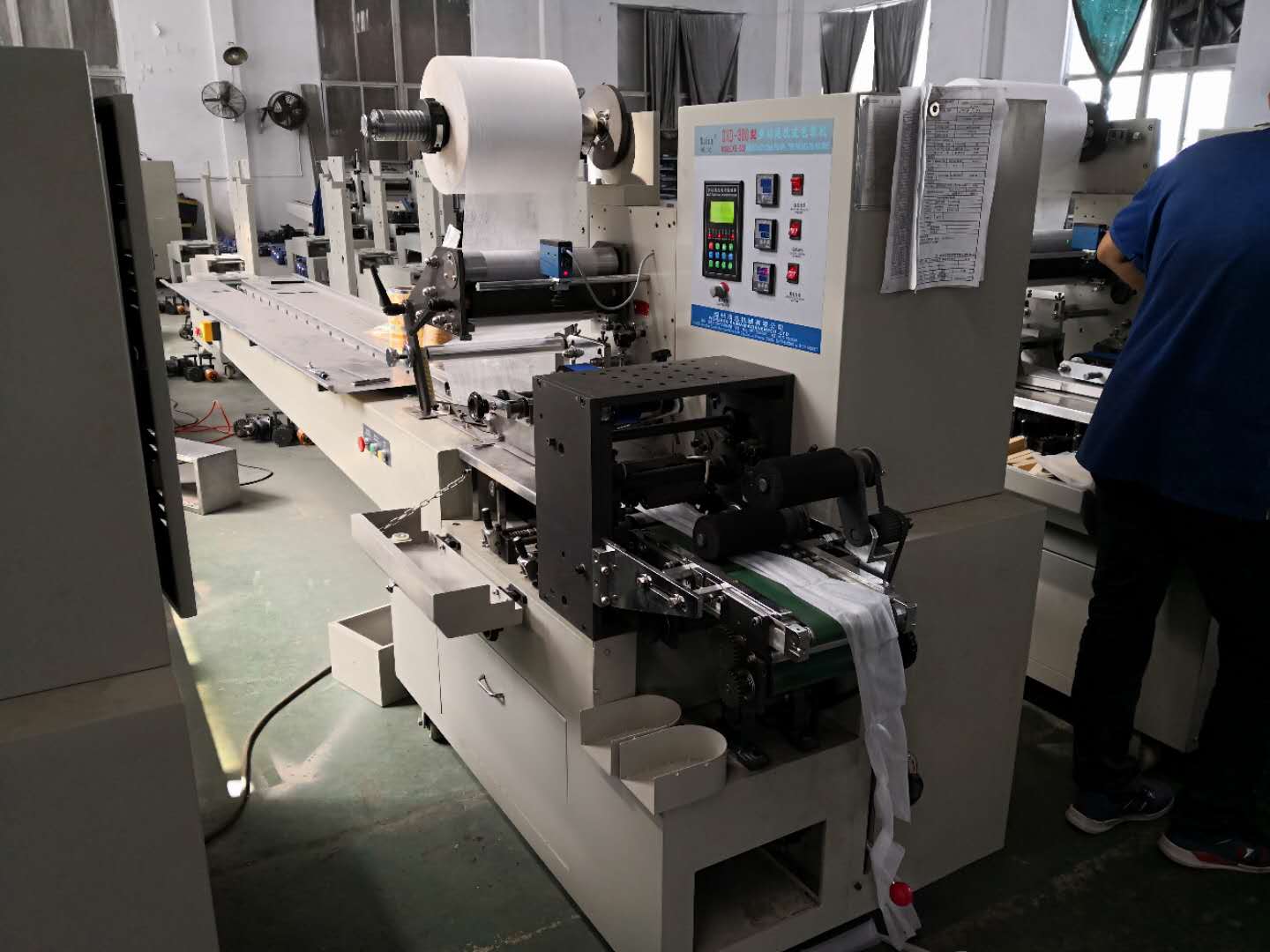 China Automatic Horizontal Pillow Flow Type Wrapping Packing Machine manufacturer