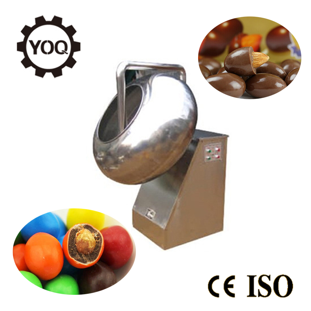 almonds sugar coting pan chocolate snack candy polishing machine