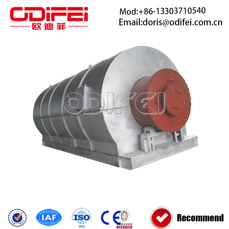 Tipo di lotto rifiuti pneumatici pirolisi olio attrezzature