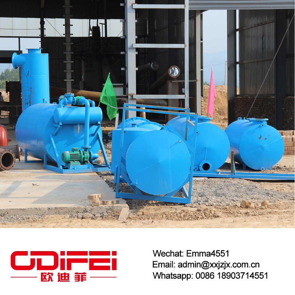 Riciclo della plastica dell'immondizia alla macchina dell'olio