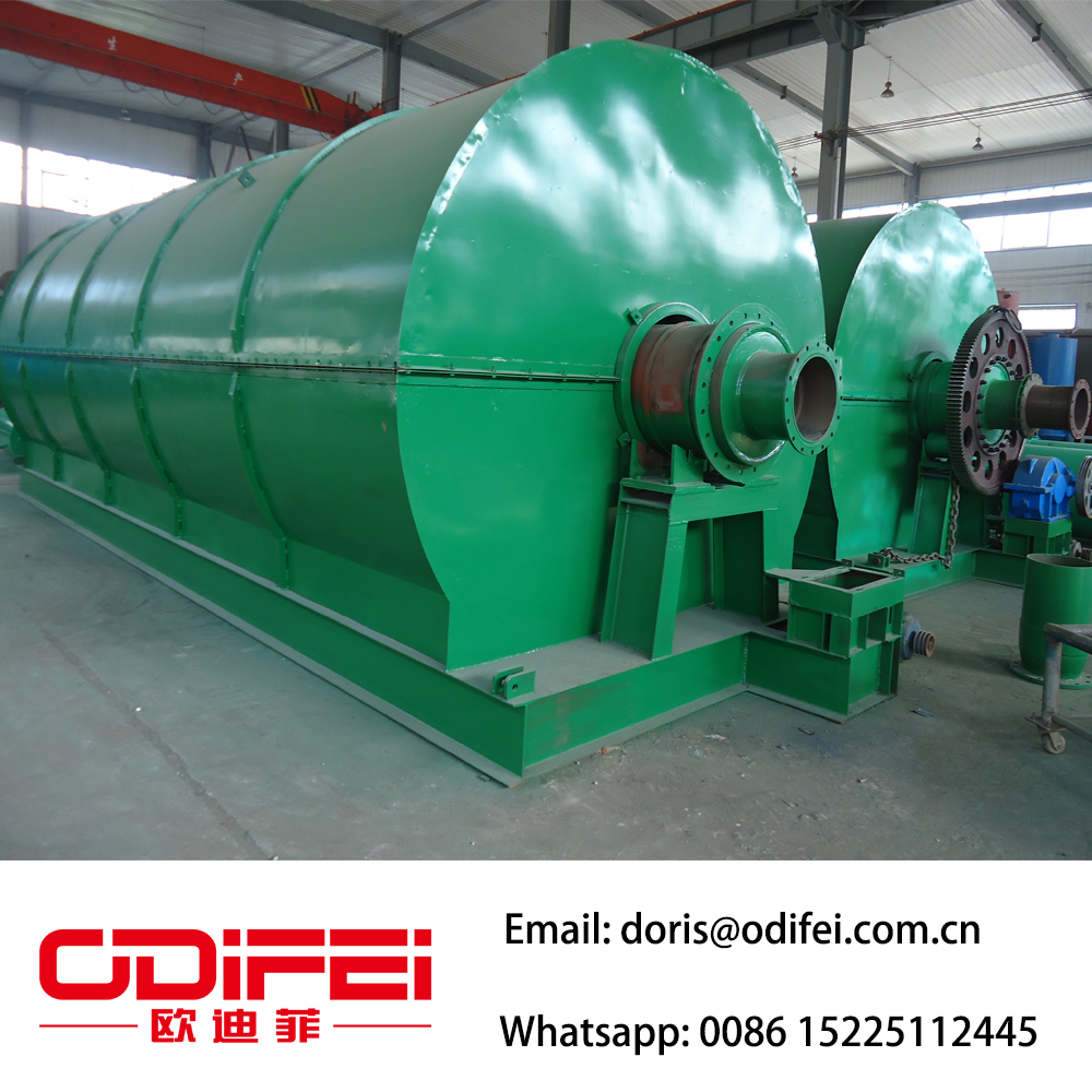 High profit waste solar panel pyrolysis machine in China