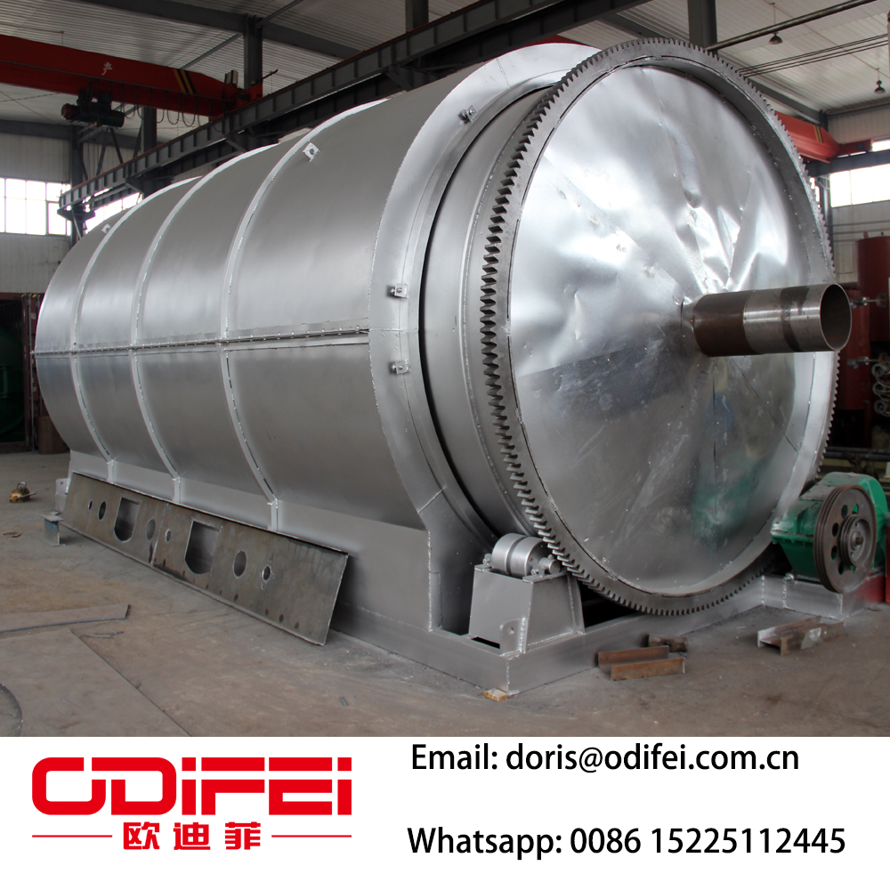 Pyrolysis machine manufacture / waste tyre recycling plant