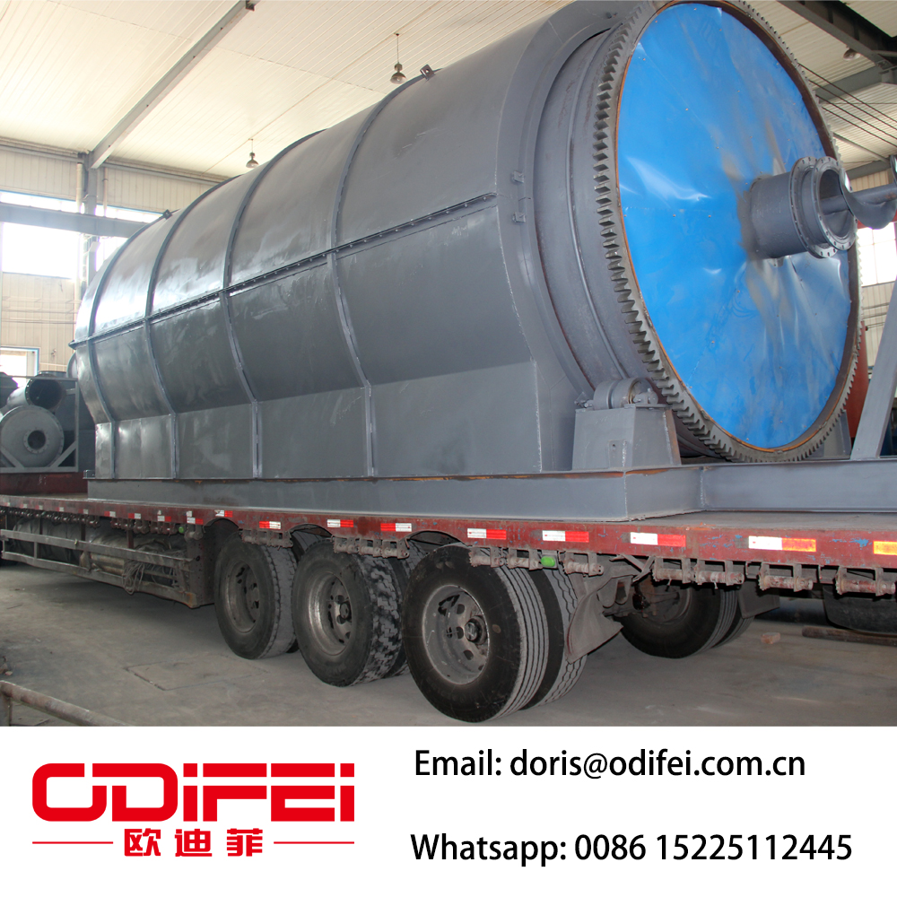 Pyrolysis machine manufacture / waste tyre recycling plant