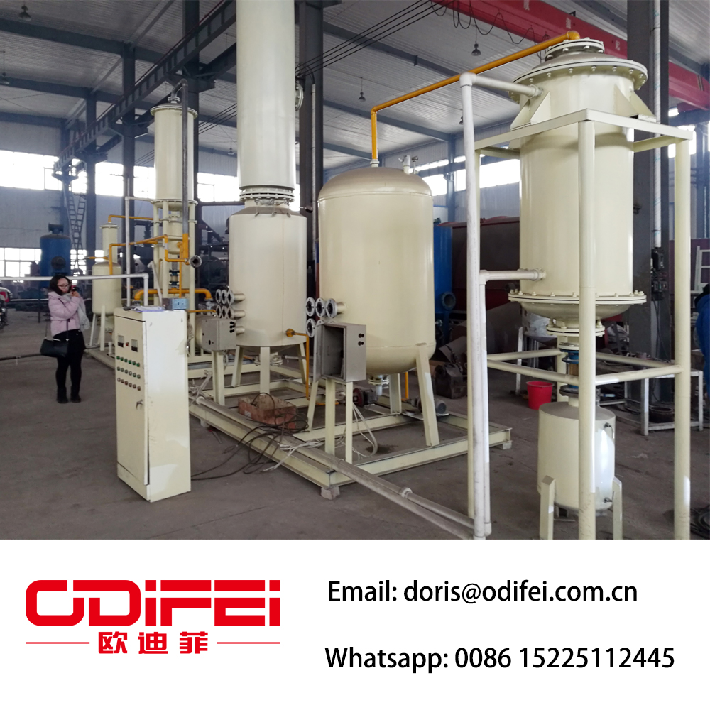 Tyre Pyrolysis Oil Distillation to Diesel Machine