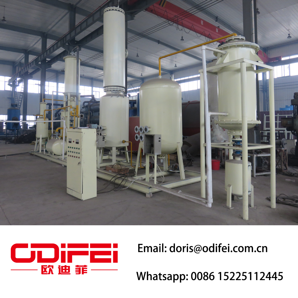 Tyre Pyrolysis Oil Distillation to Diesel Machine