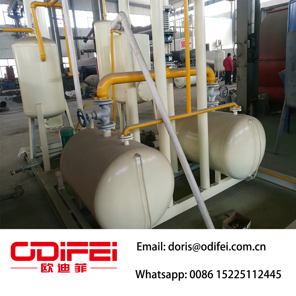 Tyre Pyrolysis Oil Distillation to Diesel Machine