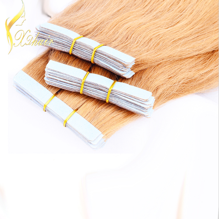 100% Unprocessed Virgin Hair Grade 5A Tape Hair Extensions European Remy