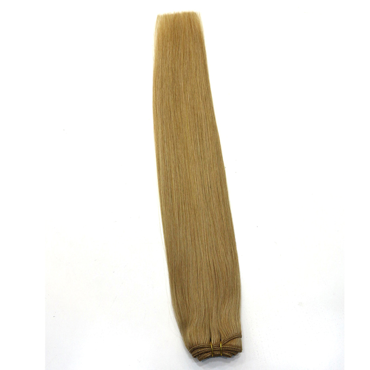 100 grams per piece double drawn 100% Brazilian virgin remy human hair weft double weft silky straight wave hair weave