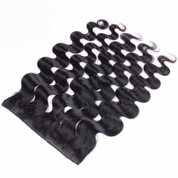 100 human clip in hair extensions for black women single piece clip in hair