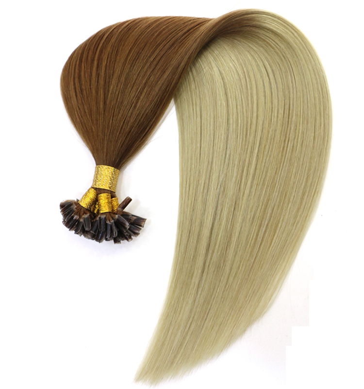 1g/0.8g/0.6g/strand grade 8a virgin brazilian remy human hair U nail tip hair extension wholesale