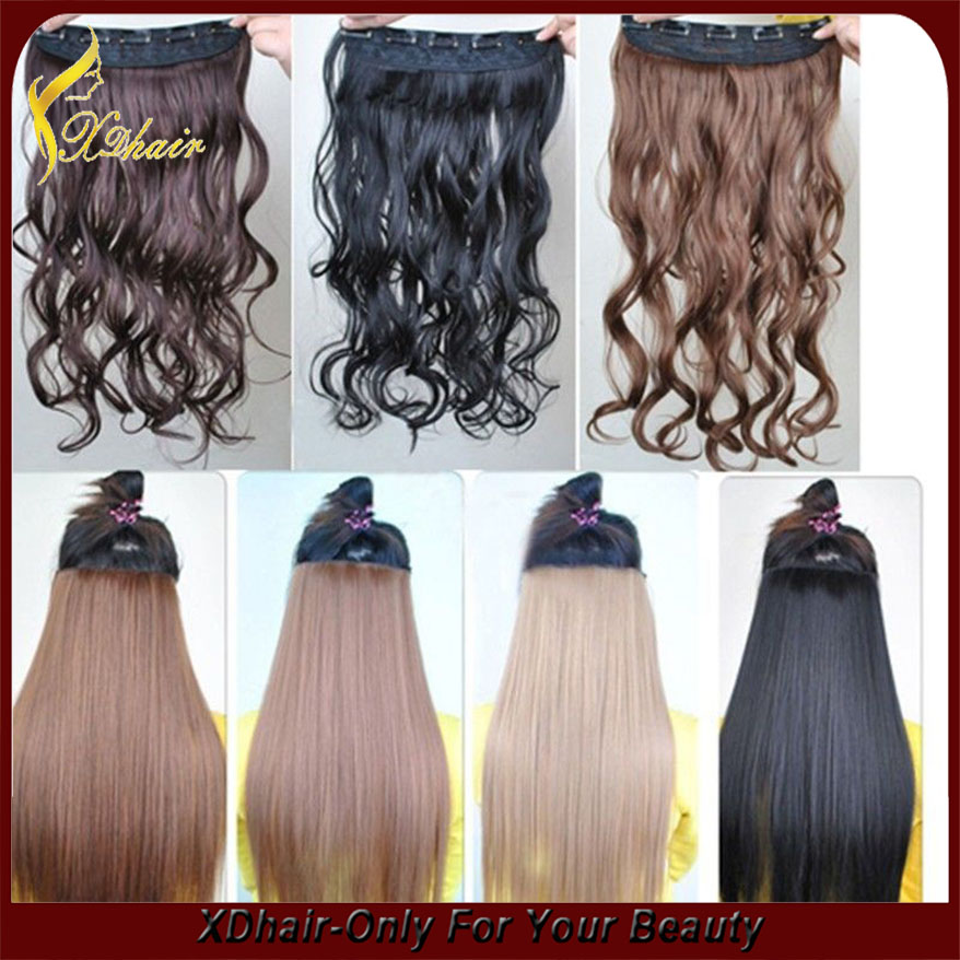 2015 Hot Sell Brazilian Body Wave Clip in Human Hair Extension