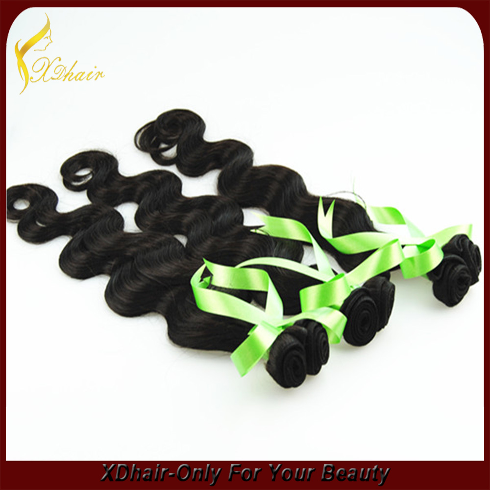 2015 Wholesale Price 16"closure+18 18 18 18inch 7a brazilian Loose Wave Virgin hair brazilian hair weave