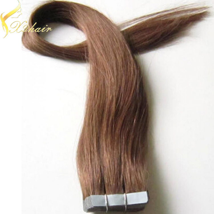 2015 good feedback direct factory wholesale indian remy tape hair extensions