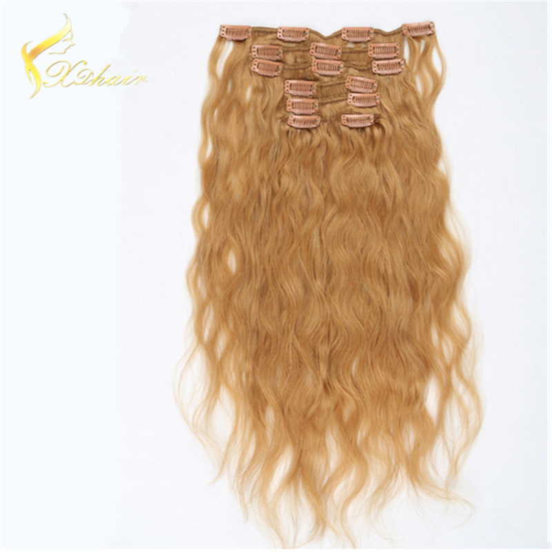 2016 High Quality Cheap Price Seamless Clip In Hair Extensions