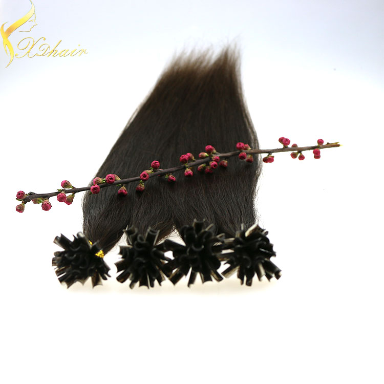 2016 double drawn unprocessed remy u tip hair russian hair 1g strands