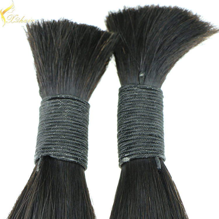 2016 new arrival last 12 months full cuticle double drawn hair bulk for braiding
