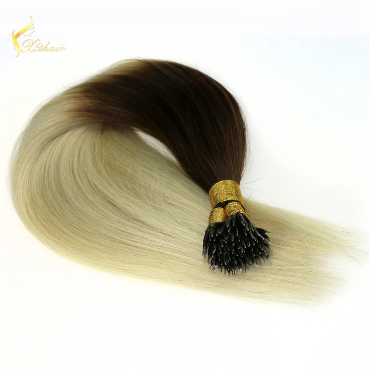 2017 hot new products #60 nano ring hair extension,silk straight brazilian hair weave dropshipping
