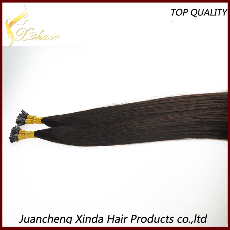 6a cheap keratin virgin human remy i tip 100% virgin indian remy hair extensions
