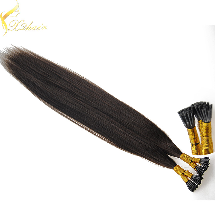 Alibaba trade assurance grade 8A 0.8g i tip hair extensions kinky straight