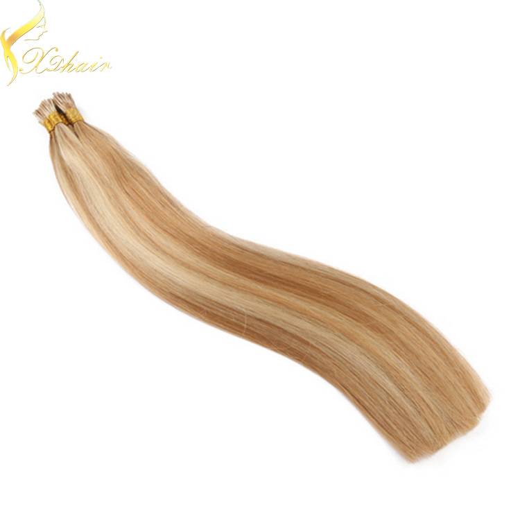 Alibaba trade assurance grade 8A 1g Italian keratin fusion i tip remy hair extensions