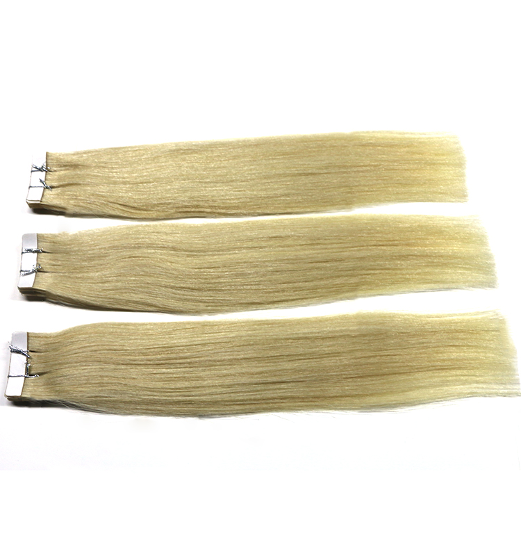 Best quality virgin remy double drawn tape in hair extension  china hair
