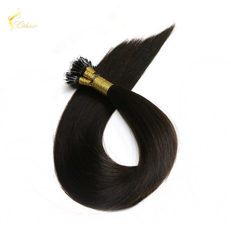Cheap Price 100% Virgin Remy Indian Hair Extension Nano Loop Ring Hair For Women on sale