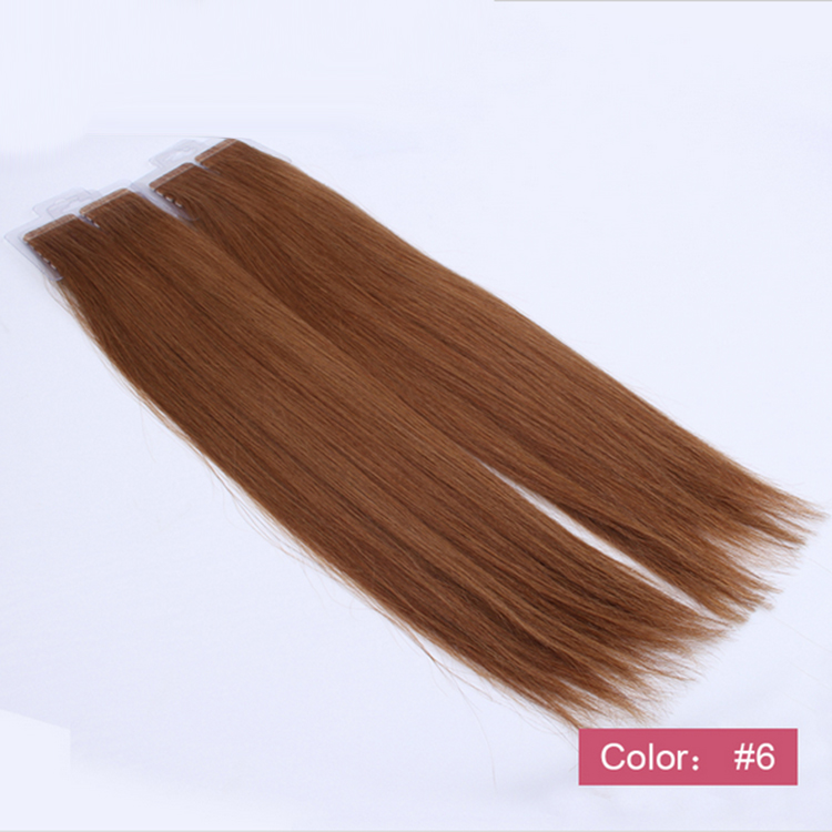 Cheap Wholesale Natural Straight Blonde Human Hair Tape In Hair Extensions