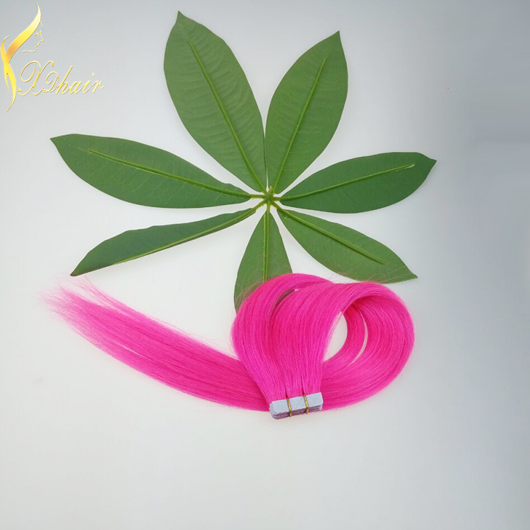 Cheap Wholesale Skin Weft PU Glue Virgin Tape Hair Extensions