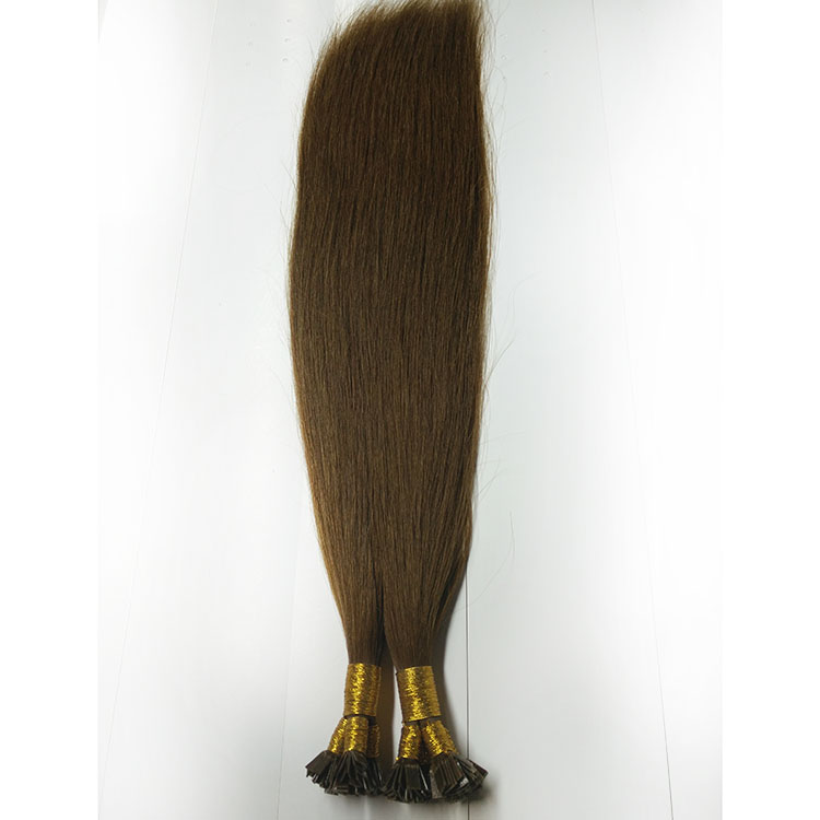 Cheap price human hair extension flat tip  hair best keratin glue hair