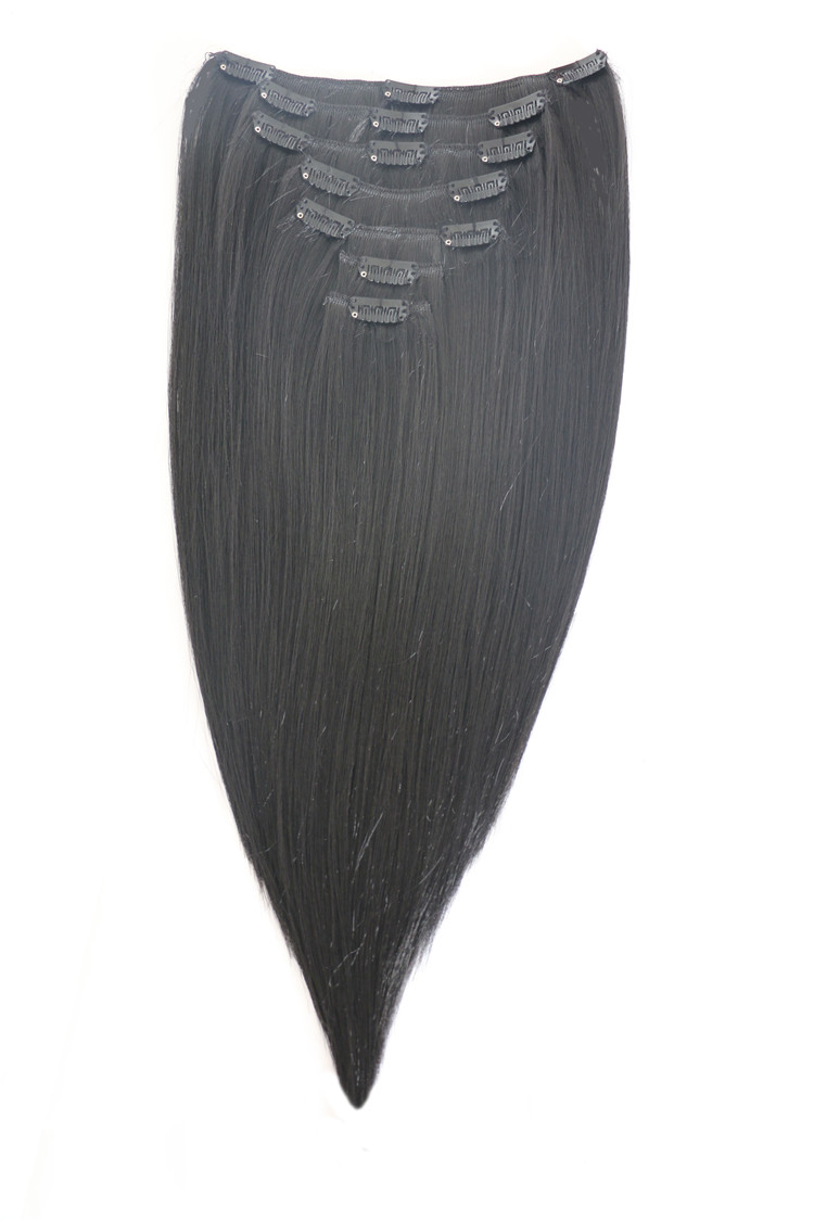 Cheapest 100% Human Hair Full Head Clip On Hair Extensions