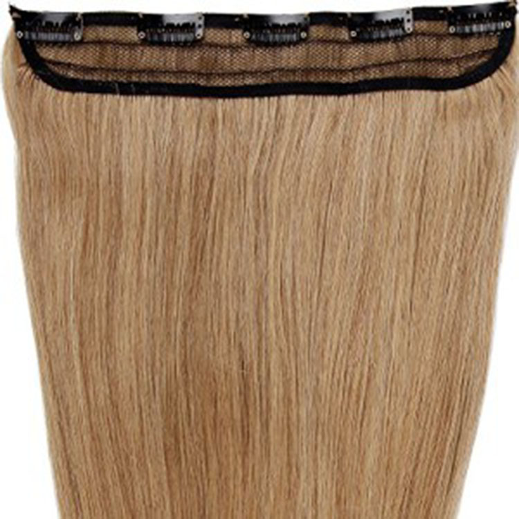 China wholesale New arrival best selling high quality one piece clip in hair extension blonde