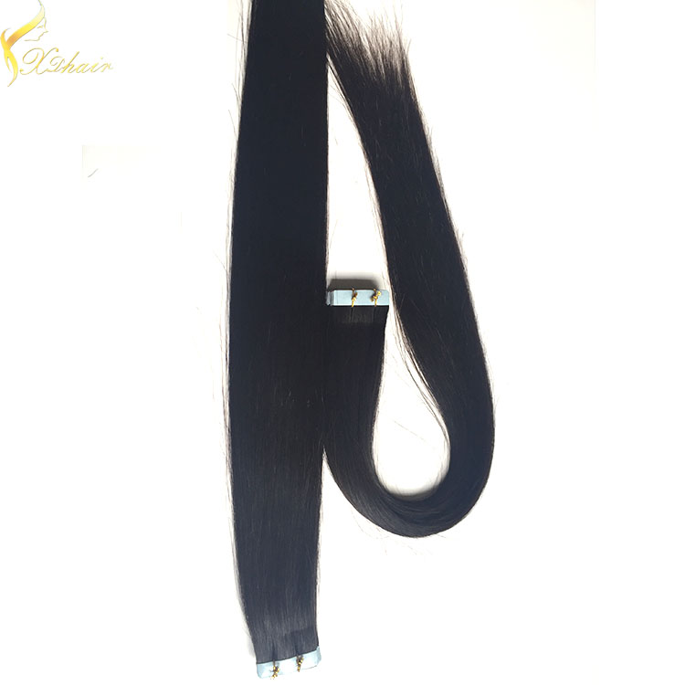 Chinese supplier 9a remy cuticle cheap wholesale tape extensions human hair