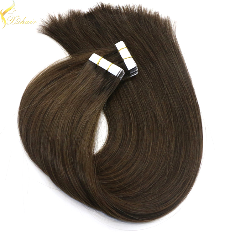 Double weft full cuticle wholesale european cuticle hair skin weft