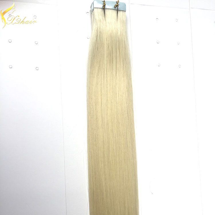Double weft full cuticle wholesale virgin human tape in extentions