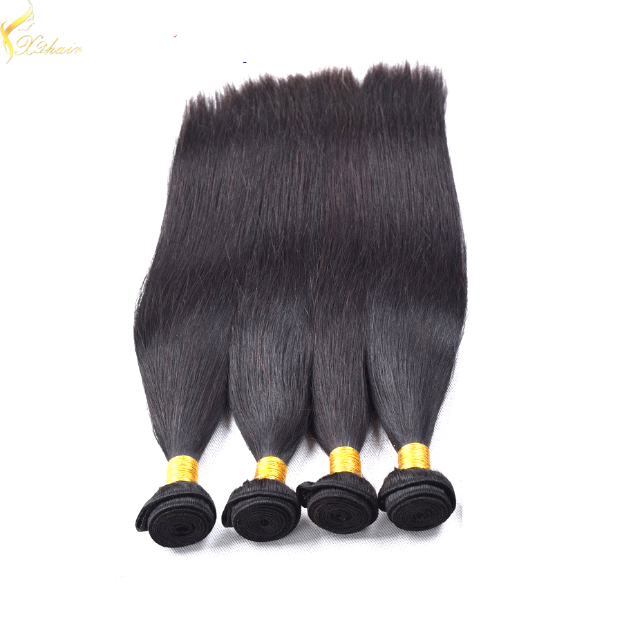 Dyeable high quality 20 inch virgin remy hair extensions hair weft human