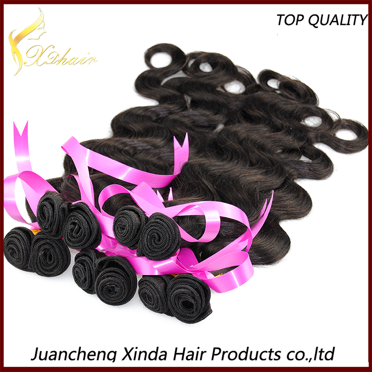 Factory Price Unprocessed Double Wefted 100% Human Peruvian Virgin Hair weft Body Wave