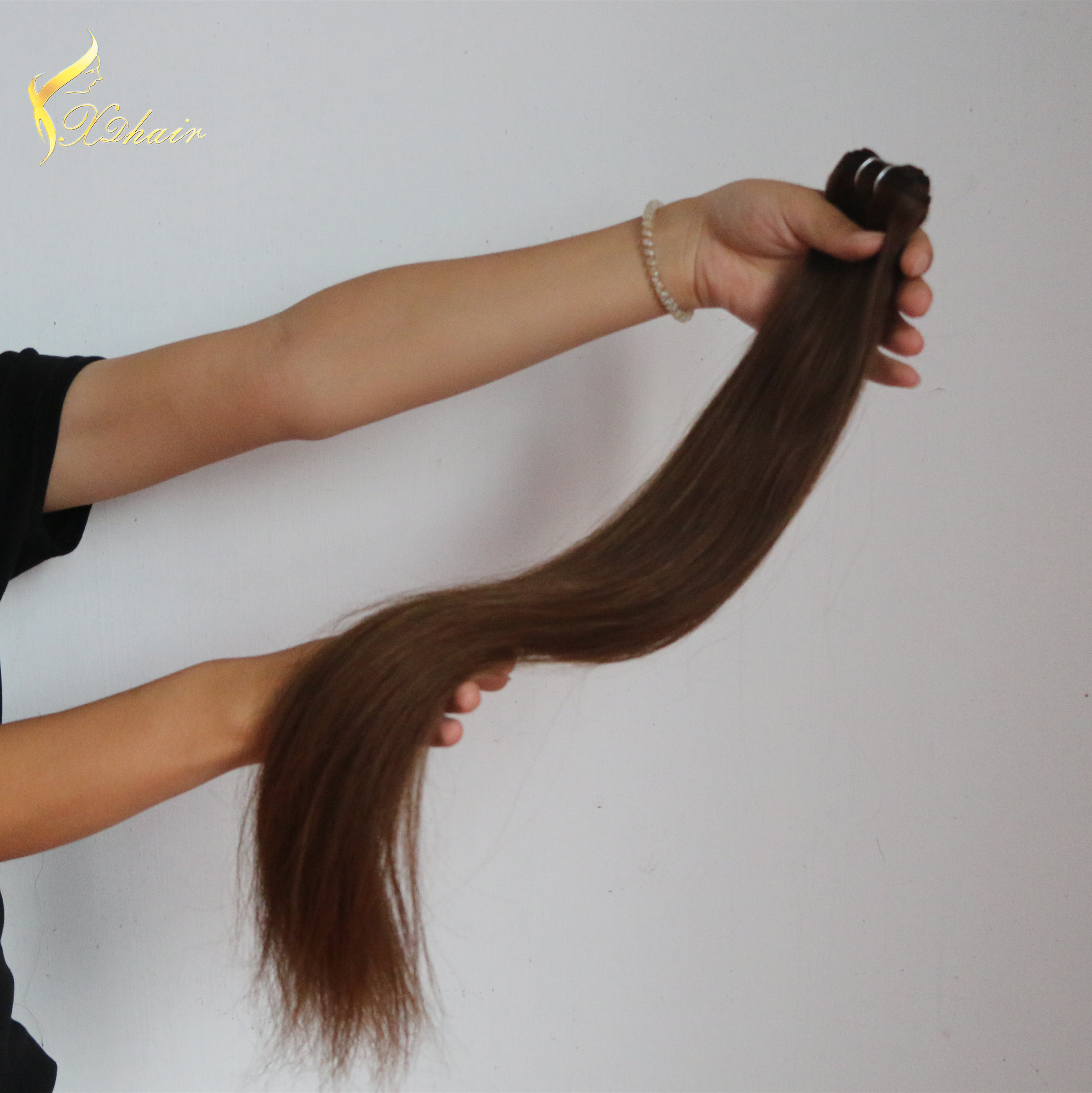 Factory Price Wholesale Straight Brazilian human hair sew in weave For Women #6