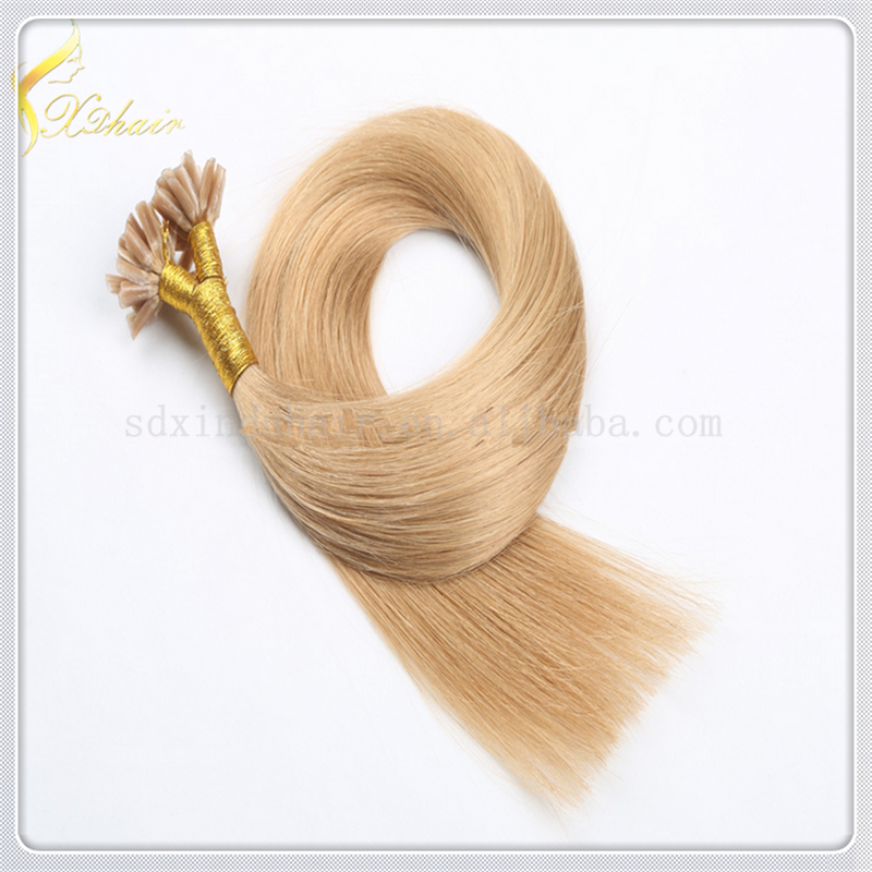 Factory wholesale human Remy Virgin Hair U Tip 100 keratin tip human hair extension