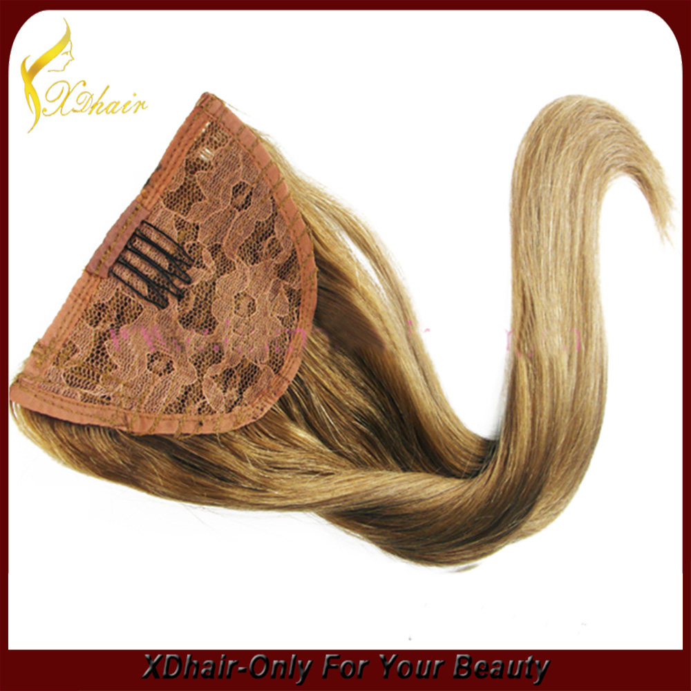 Фабрика оптовые человеческих волос хвост волос штук