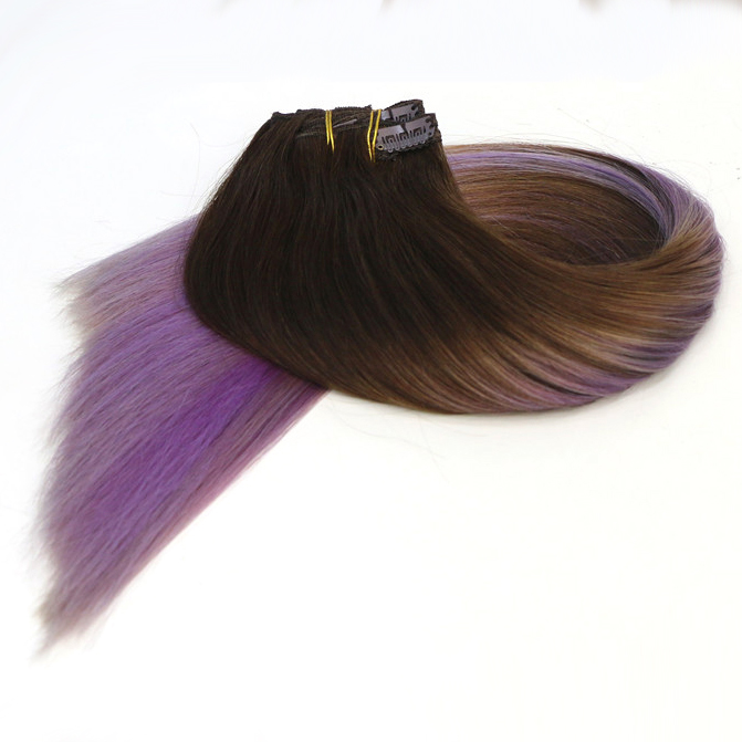 Full Cuticle Human Remy Hair Clip In Extension Double Drawn Best Quality Russian Human Hair