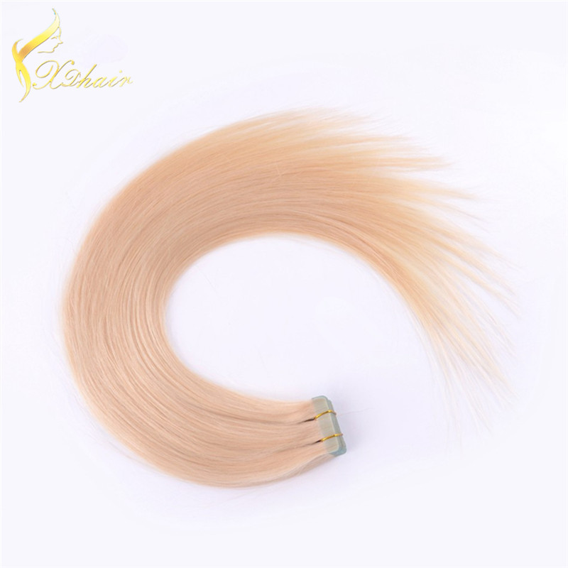 Full Cuticle Unprocessed Cheap Peruvian Straight Wavy Virgin Tape In Human Hair Extensions